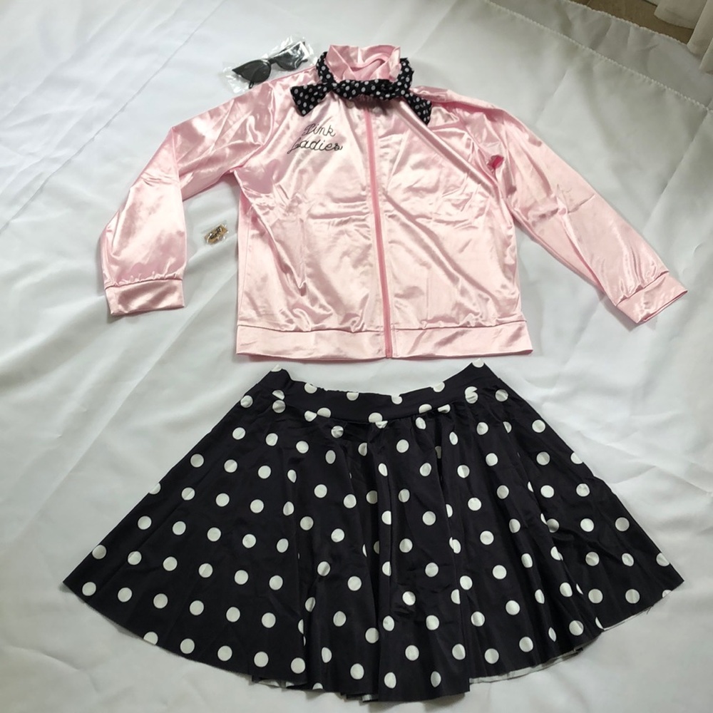 NWOT Pink Ladies Halloween Costume